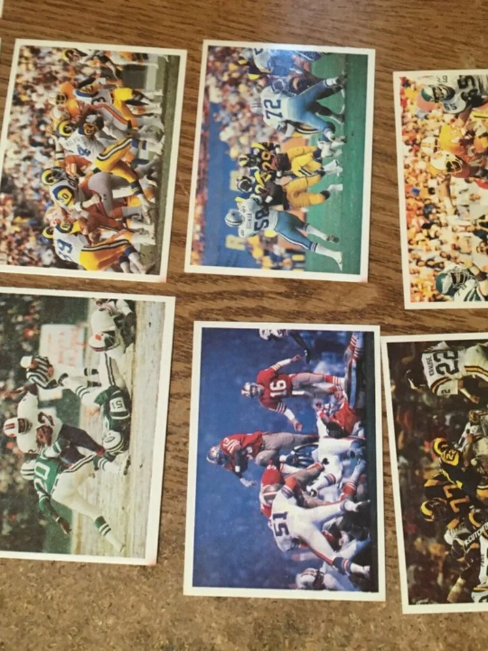 1986 JENO'S PIZZA ROLLS NFL ACTION STICKERS FOOD ISSUE COMPLETE SET OF 56